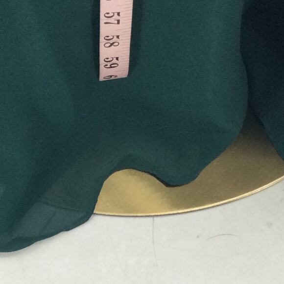 LULU'S L Tier Elegance Hunter Green Long Sleeve Tiered Formal Maxi Dress NEW 0B4 - Picture 5 of 10